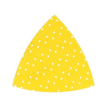 Sandpaper Triangle Dry | 240 Grit | Hook and Loop Adhesive | Dust Extraction | by Wurth
