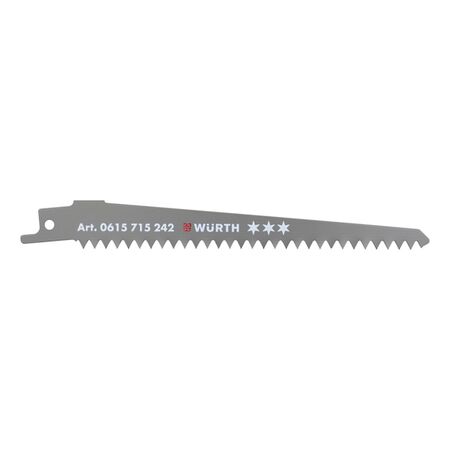 Sabre Saw Blade for Gypsum Plasterboard | 5 PCS | Curved & Plunge Cuts | 4.3 mm Teeth Spacing | by Wurth