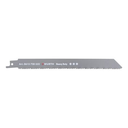 Sabre Saw Blade | Heavy-Duty | 200mm Length | Pack of 5 | by Wurth
