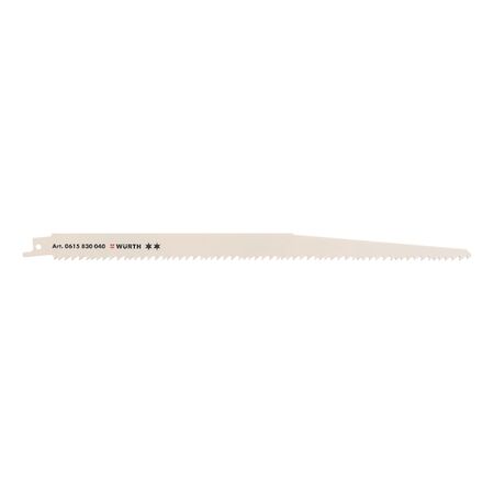 Sabre Saw Blade for Wood | Straight-Set Teeth | 5-Piece Set | by Wurth