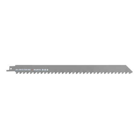 Sabre Saw Blade for Lightweight Building Materials | 8.5mm Teeth Spacing | Medium Design | @Pack of 2 | by Wurth