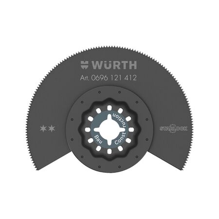 Saw Blade for Multi Cutter | 85mm Diameter | Bimetal Segment Design | High Power Transmission | by Wurth