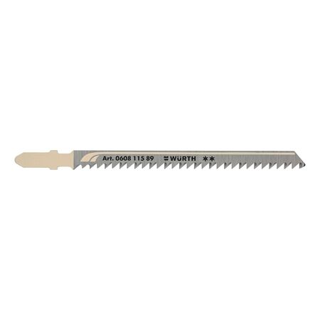 Wood Jigsaw Blade | T Shank Design | Sharpened & Rip-Toothed | @Pack of 5 | by Wurth