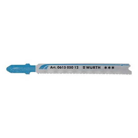 Metal Jigsaw Blade | T Shank Design | 68mm Working Length | 1.2mm Teeth Spacing | @Pack of 5 | by Wurth