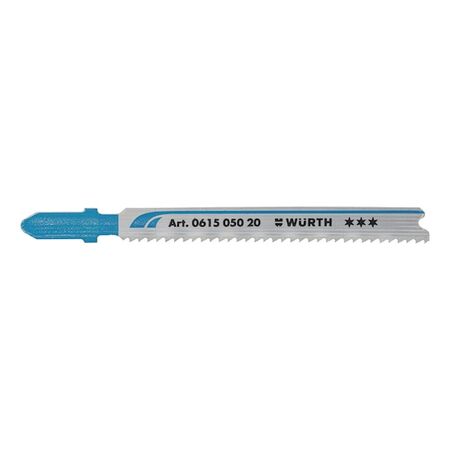 Metal Jigsaw Blade Set | T Shank | 68mm Working Length | 5 PCS | by Wurth