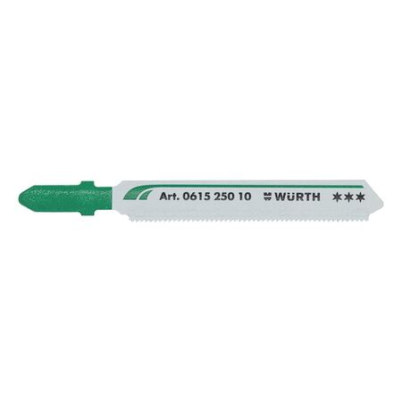 Jigsaw Blade Stainless Steel | Carbide Strip & Precision-Ground Teeth | T Shank Connection | @Pack of 3 | by Wurth