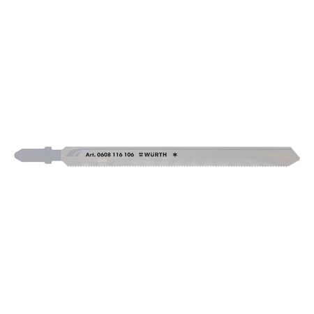 Jigsaw Blade Set for Construction | T Shank Connection | Optimized Tooth Pitch | Set of 5 | by Wurth