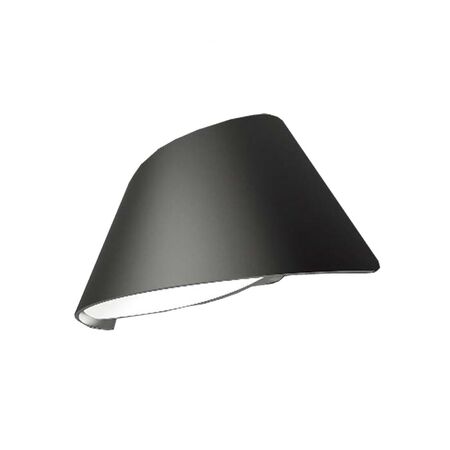 ATEN: LED Exterior Surface Mounted Curved Up/Down Wall Lights IP65