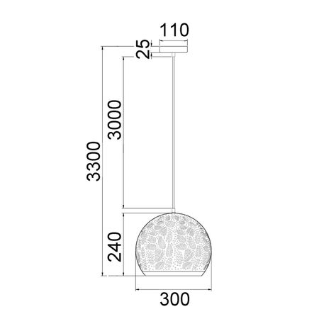 BOTANICA: Bohemian Embossed Dome Shape Pendant Lights