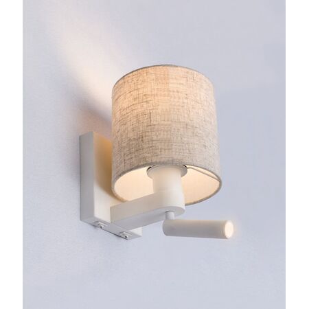 BRIGHTON: City Series E27 Interior Wall Lamp With Adjustable LED Reading Lights