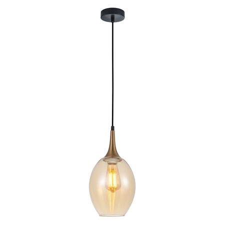 BROTE: Retro Interior Bronze Wine Glass Shape Pendant Lights