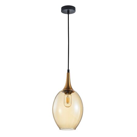 BROTE: Retro Interior Bronze Wine Glass Shape Pendant Lights