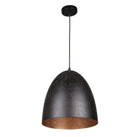 CELESTE: Bohemian Rustic Ellipse Shape Pendant Light