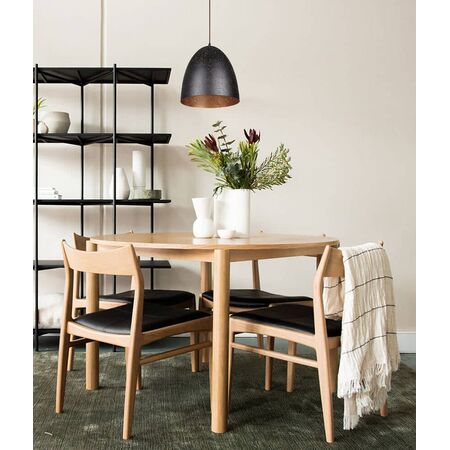 CELESTE: Bohemian Rustic Ellipse Shape Pendant Light