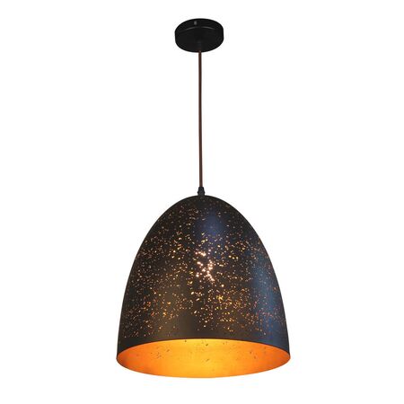 CELESTE: Bohemian Rustic Ellipse Shape Pendant Light