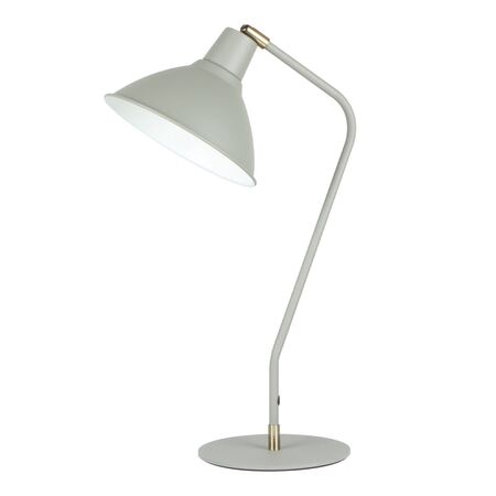 COLLO:  Cone Shade with Antique Brass Highlight Table Lamps