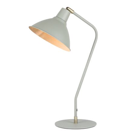 COLLO:  Cone Shade with Antique Brass Highlight Table Lamps