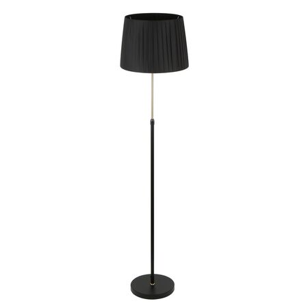 CRECER: Interior Slanted Pleated Shade Height Adjustable Floor Lamps
