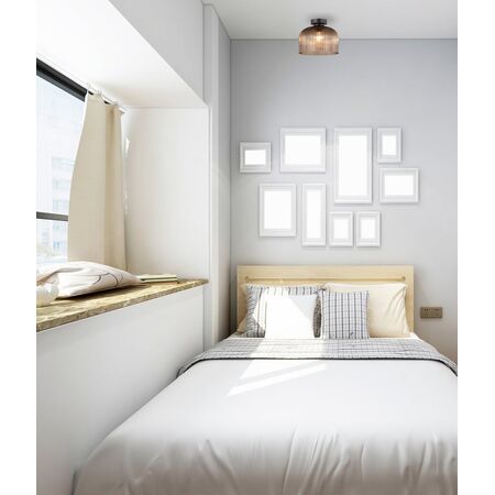 DIYVINTAJ: D.I.Y. Dome Ribbed Glass Batten Fix Ceiling Lights