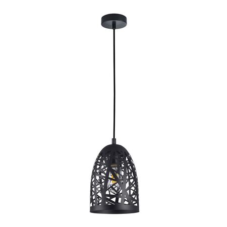 ESCAMA: Interior Iron Cage Ellipse Pendant Lights