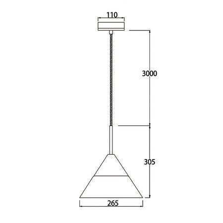 FINN: Scandinavian Blonde Wood & Opal Glass Wide Cone Pendant Light