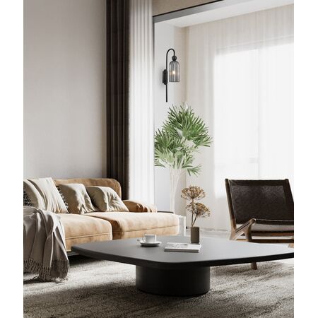 FLAUTA: Interior Round Top Cylinder Ribbed Wall Lights