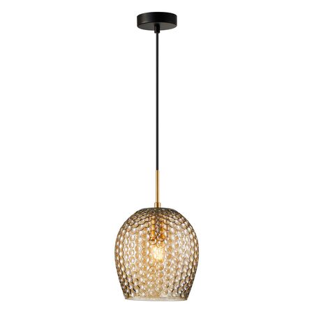 FOSSETTA: Interior Wine Glass Shape Dimpled Pendant Lights