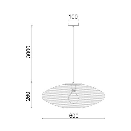 GOLPE: Modern Interior Large Oval Stainless Steel Pendant Lights