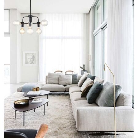 HEXA: Interior Modern Abstract Pendant Lights - 6 Lamps