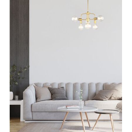 HEXA: Interior Modern Abstract Pendant Lights - 6 Lamps