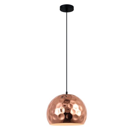 KOPER: Bohemian Copper Plated Wine Glass Shape Pendant Light