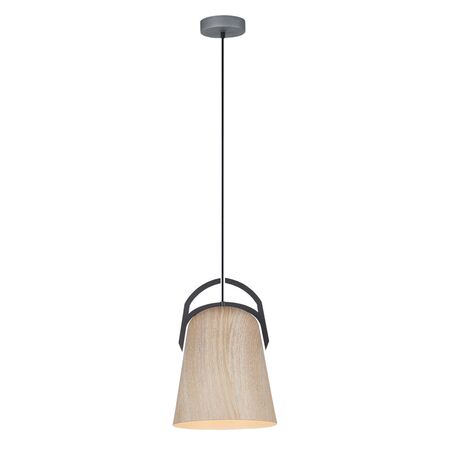 LEGNA: Retro Replica Wood Ellipse Shape Pendant Lights