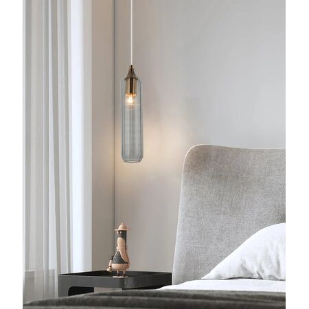 MANGA: Interior Glass Cylinder Pendant Lights