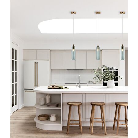 MANGA: Interior Glass Cylinder Pendant Lights