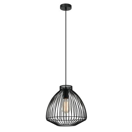 MANU: Modern Interior Cone (Concave) Wire Cage Pendant Lights