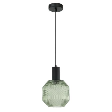 MARACA: Interior Glass Jar With Quadrilateral Segment Pendant Lights