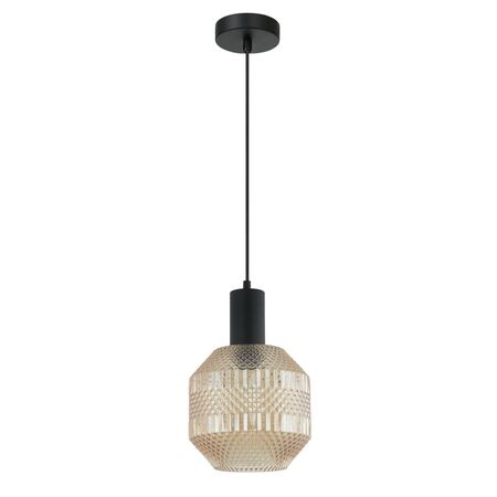 MARACA: Interior Glass Jar With Quadrilateral Segment Pendant Lights