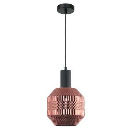 MARACA: Interior Glass Jar With Quadrilateral Segment Pendant Lights