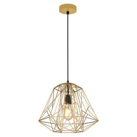 MARTE: Geometric Design Interior Iron Cage Pendant Lights