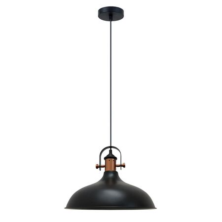 NARVIK: Industrial Scandinavian Dome Shape With Copper Plating Pendant Lights