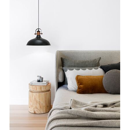 NARVIK: Industrial Scandinavian Dome Shape With Copper Plating Pendant Lights