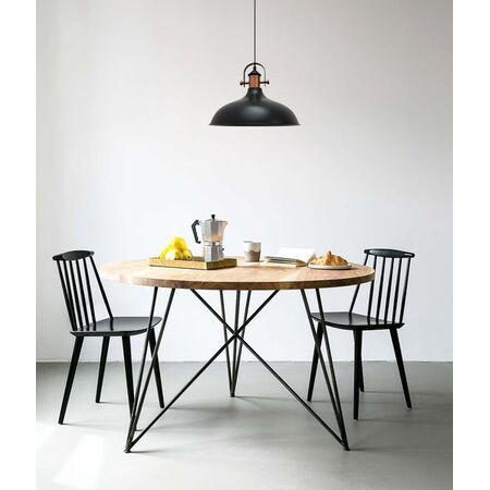 NARVIK: Industrial Scandinavian Dome Shape With Copper Plating Pendant Lights