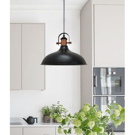 NARVIK: Industrial Scandinavian Dome Shape With Copper Plating Pendant Lights