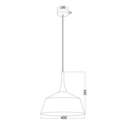 NORDIC: Modern Scandinavian Medium Dome Shape Steel & Wood Pendant Lights