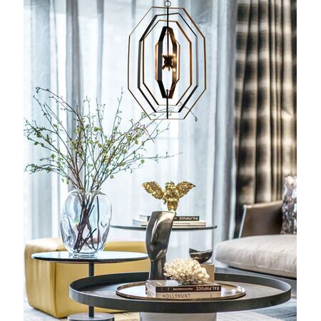 ORBITA: Bohemian Oil Rubbed Bronze Pendant Light