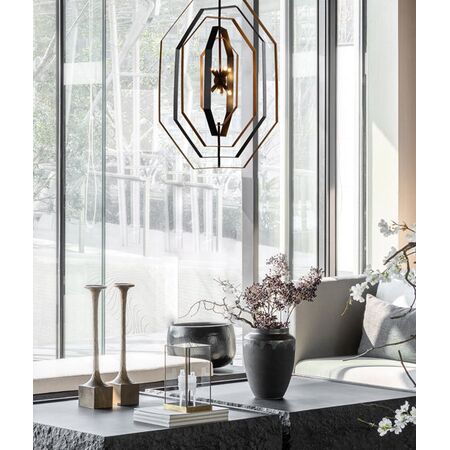 ORBITA: Bohemian Oil Rubbed Bronze Pendant Light