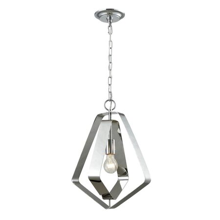 ORBITA: Bohemian Small Polished Nickel Hardware Pendant Light