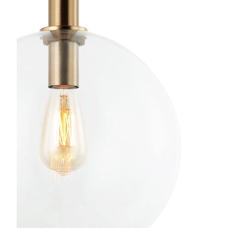 PATERA: Interior Glass with Extended Bronze Highlight Pendant Lights