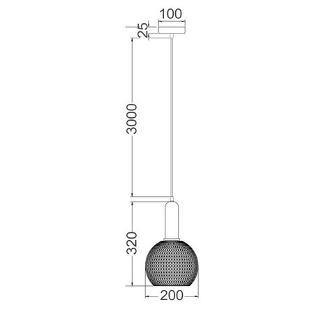 PELOTA: Modern Interior Wine Glass Segmented Glass Pendant Lights