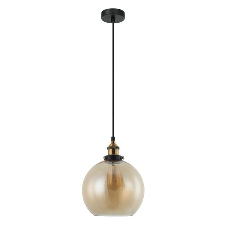 PESINI: Interior Wine Glass with Antique Brass/ Chrome Highlight Pendant Lights
